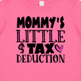 thumbnail image 4 of Inktastic Mommy's Little Tax Deduction Pink Hearts Boys or Girls Baby T-Shirt, 4 of 5