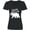 AB-Black, variant on Inktastic Auntie Bear in White Women's V-Neck T-Shirt