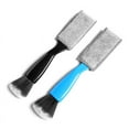thumbnail image 1 of Cepillo de doble cabezal para limpieza de coche, cepillo portátil para detalles de Interior de coche, cepillo para polvo, cepillo para detalles automático, 2 uds. (azul y negro), 1 of 5