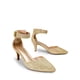 thumbnail image 3 of DREAM PAIRS Zapatos de Tacón Bajo con Punta Dorados Talla 11, 3 of 7