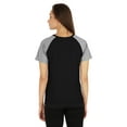 thumbnail image 4 of Inkmeso Womens Raglan Short Sleeve T-Shirt Regular Fit Casual Solid Basic Tee T-Shirts, 4 of 7