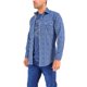 thumbnail image 3 of Camisa Vaquera Wrangler Hombre Manga Larga G97 azul M, 3 of 6