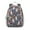 Beagle Dog Dog, variant on Boston Terrier Dog with Flower-1 Backpack for School,Cute School Bag,Schoolbag with Adjustable Shoulder Straps & Padded Back,15"x11.42"x5.5"