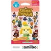 Nintendo NVLEMA6D Animal Crossing amiibo Cards Series 4 for Wii U, 6 Cards