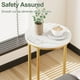 thumbnail image 5 of Mesa auxiliar en forma de C Easy Paws para sala de estar y dormitorio, 5 of 8