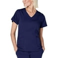 thumbnail image 2 of Adar Pro Scrub Set for Women - Modern V-Neck Scrub Top & Tailored Yoga Scrub Pants, 2 of 7