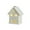 White-1A-home supplies, variant on MORESEC XUld Home Christmas Winter Village Houses Set LED Lighted DIY Figurines Miniature Resin Ornament Kits Plastic White 5.8x4.4x7cm and 5.8x4.8x7cm Christmas Gifts