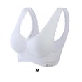 thumbnail image 2 of Qarigey Sujetador sin costuras sexy y de apoyo para mujeres que quieren comodidad y estilo Push Up Bra Bra Push Up Sujetador deportivo Ropa Ropa interior Blanco,1 m, 2 of 6