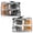 Clear lens Chrome Housing Amber Reflector, variant on CROSSDESIGN LED DRL Strip Black/Amber Corner Headlight Lamp Fit for 2007-2014 Chevy Silverado 1500 2500 3500