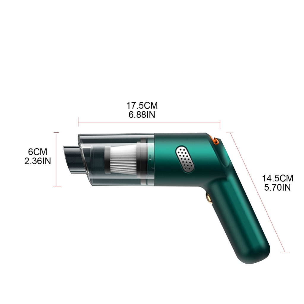 JZROCKER Car Vacuum Cleaner Portable Hand Vacuums 120W High-Power Handheld Vacuums