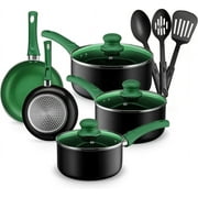 HOME HERO Stainless Steel Kitchen Utensil Set - 29 Cooking Utensils - Nonstick Kitchen Cookware Set