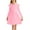 Pink, variant on Actgleam Girls Halloween Dress Ruffle Long Sleeve Knit Cute Casual with 2 Pockets Dresses,Orange,11-12Years