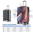 thumbnail image 6 of Daiia Flower White Horse Luggage Cover, Thickened Washable Travel Luggage Covers, Elastic Unique Baggage Covers for 18-20 inch Luggage-Medium, 6 of 9