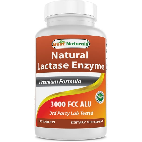 Best Naturals Lactase Enzyme 180 Tablets