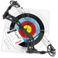thumbnail image 4 of Adult Compound Bow, Adjustable 30-70 lbs Draw Weight, 23.5"-31" Draw Length, 30.5" Axle-to-Axle, 75% Let-Off, Aluminum Alloy Riser, Fiberglass Limbs, Black/Camouflage, 4 of 18