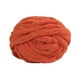 thumbnail image 3 of Chunky Chenille Yarn para Manta Tejida a Mano Hilo Grueso de Poliéster para Almohadón Lana Jumbo para Bufanda Y Sombrero Apta para Crochet Y Manualida Mandarina, 3 of 8