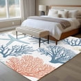 thumbnail image 4 of Summer Marine Life 5x7 Area Rugs for Living Room, Ocean Coral Starfish Art Line Non Slip Floor Mat Washable Low-Profile Indoor Carpet for Bedroom, Dining Room, Bathroom, 4 of 9