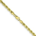 thumbnail image 7 of Auriga Fine Jewelry 10K Yellow Gold 4.25 mm Diamond-cut Rope Chain Necklace for Men 24", 7 of 7
