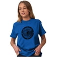 thumbnail image 3 of Wave Compass Ocean Sea Spiritual Plus Size Crewneck Graphic Tee Shirt Brisco Brands 2X, 3 of 5