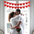 thumbnail image 5 of NOGIS 6Pcs Valentines Day Decorations - Valentines Banner - Valentines Decor Red Heart Garland 60 Pack Valentines Day Backdrop Decorations Party Favors for Door Wall Classroom School Home (Red), 5 of 7