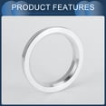 thumbnail image 6 of Unique Bargains Hub Centric Rings, 58.1mm ID to 73.1mm OD Vehicle Wheel Hubrings Aluminum Alloy, 4 Pcs, 6 of 6