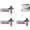 3PCS, variant on Jinerra Blessed Jesus Edition Cross Emblem Metal Badge, 3D Raised Letter Chrome Christian Car Emblem with American Flag Design, Heavy Duty Metal Cross Badge for SUV RV Truck
