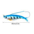 thumbnail image 3 of BE-TOOL 5Pcs Metal Fishing Lures Fishing Baits with Barbed Hooks for Saltwater Freshwater Rivers Sea, 3 of 7