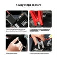 thumbnail image 2 of 1. 80W Cordless Tire Inflator with Digital Display, 150PSI Portable Air Compressor for Car Motorcycle, 2 of 8