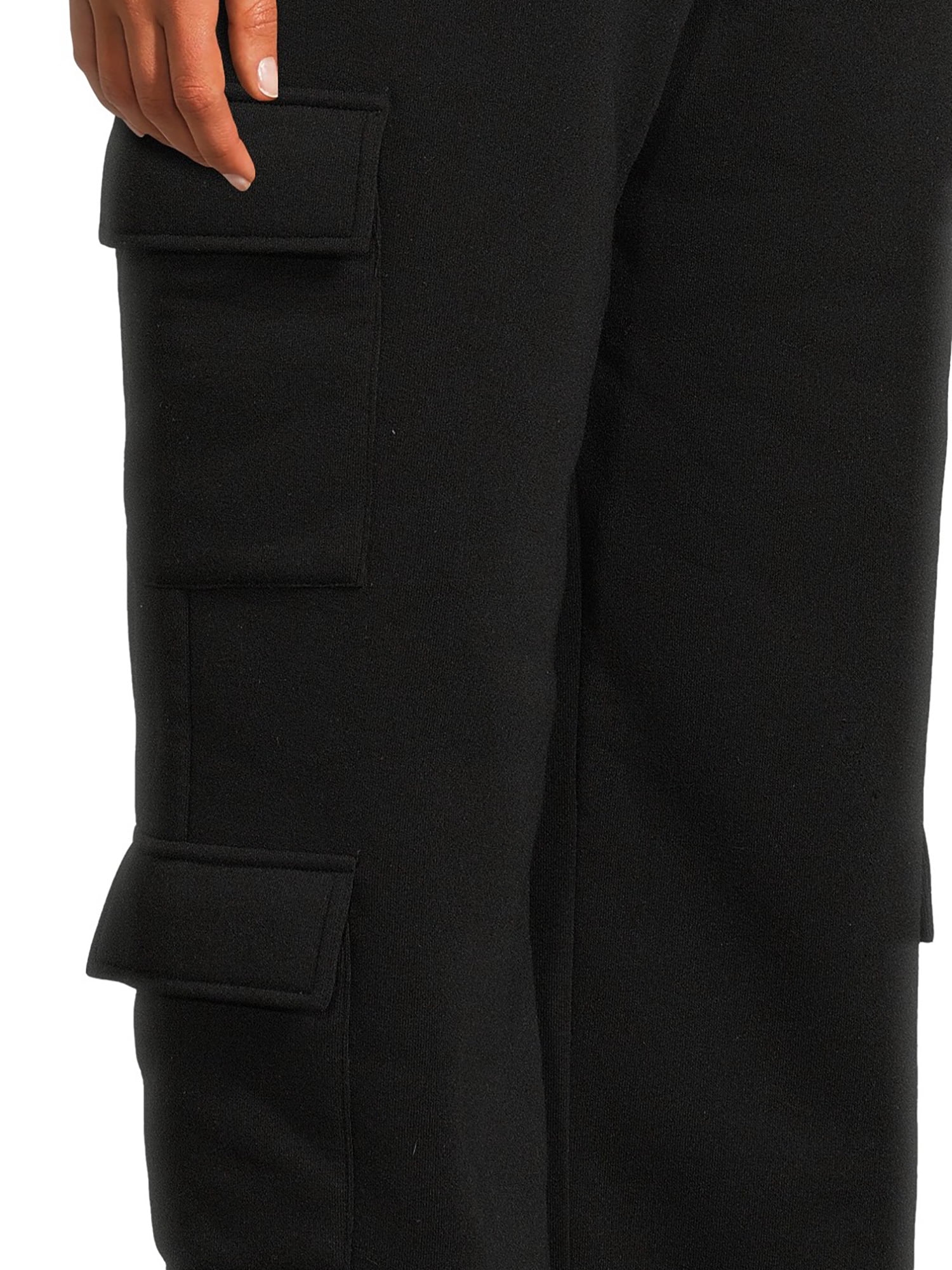 No Boundaries Women's Juniors Pull On Knit Cargo Joggers, Sizes XS-3XL