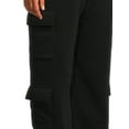 thumbnail image 5 of No Boundaries Women's Juniors Pull On Knit Cargo Joggers, Sizes XS-3XL, 5 of 6