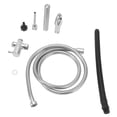 thumbnail image 1 of Sistema de enema de ducha para el hogar, tubo de enema de acero inoxidable de metal, juego de limpieza anal, 1 of 14