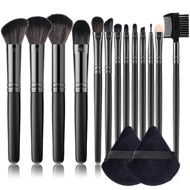 Juego de brochas de maquillaje, herramienta de belleza cosmética con base de maquillaje, colorete en polvo, sombra de ojos, mezcla de labios, 13 Uds.