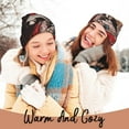 thumbnail image 4 of Lsque Geisha Skeleton With Flowers Pattern Knitted Beanie, Unisex Winter Hat, Knit Hat Winter Beanies Thick Fisherman Beanies Cuffed Plain Skull Caps, 4 of 6