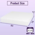 thumbnail image 3 of CL.HPAHKL King Size Mattress，12 inch Cooling Gel Bamboo Charcoal Infused Memory Foam Mattress in a Box King, Breathable Bed Mattress for Cooler Sleep Supportive & Pressure Relief, CertiPUR-US, 3 of 8