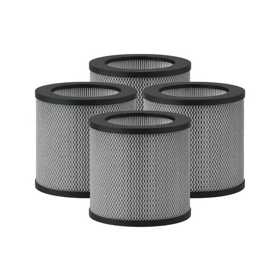 Nispira 3-in-1 True HEPA   Carbon Filter Replacement Compatible with Bissell MYair Purifier Air Purifier 2780A Part 2801. 4 Filters