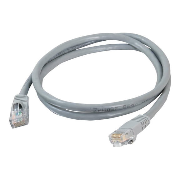 C2G Cat5e Snagless Unshielded (UTP) Network Patch Cable - patch cable - 30 ft - gray