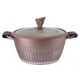 thumbnail image 4 of Batería de cocina Kochstelle Luxury 9 piezas Rosa Oro Antiadherente Marmol Moderno, 4 of 4