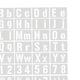 thumbnail image 3 of 45 plantillas de letras y números, reutilizables, para pintar, de plástico. Guión regular, 3 of 4