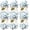 light blue, variant on 6 Rolls 600g High-Quality loop Yarn Soft and Cozy Versatile and Easy to Work With Suitable for beginners and experienced crafters alike