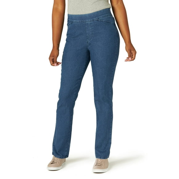 Collection Classique Chic Pantalon à Taille Élastique Facile à Ajuster pour Femmes, Teinte Moyenne, 8 Moyenne