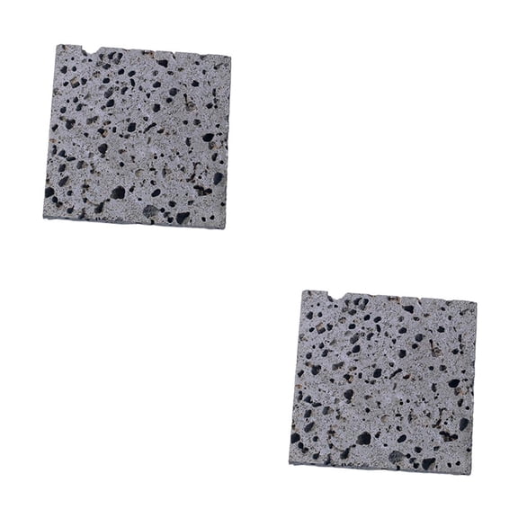 Naiovety Premium Natural Stone Photo Props Studio Tableros de fondo Impresionante y cautivador Gray Square 10x10cm cuadrado gris 10x10cm 2Conjunto