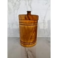 thumbnail image 6 of Olive Wood Spice Jar Salt Keeper w/Lid, 6 of 7