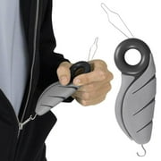 Vive Button Hook with Finger Hole, Dressing Aid for Zippers and Buttons