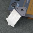 thumbnail image 4 of Mobutofu Mandolin Tailpiece Cover with Chrome Design for Music Practice 1Pack, 4 of 5