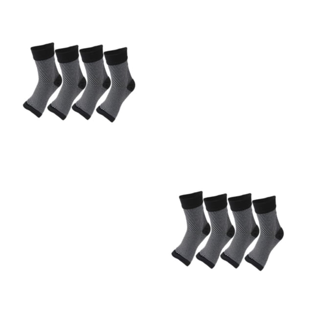 Calcetines para el tobillo Qarigey 2a Juego de 2 negro L/XL