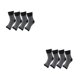 thumbnail image 3 of Medias de compresión antiesguince Seitruly 2 pares de nailon para transpirabilidad y absorción del negro S/M, 3 of 6