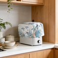 thumbnail image 4 of Sea Turtle Coastal Toaster Cover 2 Slice, Summer Beach Coral Ocean Blue Nautical Dustproof Bakeware Oven Protector with Top Hook, Waterproof Small Kitchen Appliance Toasters Dust Cover, 11"x6"x8", 4 of 9
