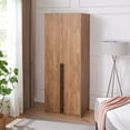 thumbnail image 2 of Manhattan Comfort Lee Wardrobe Closet 2.0 from Engineered Wood in Golden Brown, 2 of 8