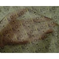 thumbnail image 4 of oneOone Silk Tabby Fabric Swirl & Floral Block Print Sewing Fabric BTY 42 Inch Wide, 4 of 4