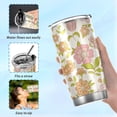 thumbnail image 6 of SKYSONIC Daisy Flower 20 oz Stainless Steel Insulated Mug, Double Vacuum Insulated Travel Mug with Lid and Straw, 6 of 7